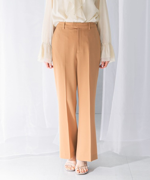 URBAN RESEARCH ROSSO WOMEN（アーバンリサーチ　ロッソ）の「防シワセミフレアパンツ（その他パンツ・レディース・ブラック/ミント/キャメル・36/38/34/40）」の20枚目の写真