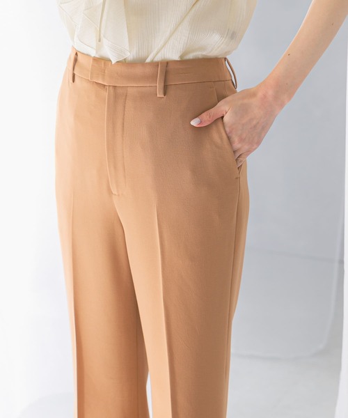 URBAN RESEARCH ROSSO WOMEN（アーバンリサーチ　ロッソ）の「防シワセミフレアパンツ（その他パンツ・レディース・ブラック/ミント/キャメル・36/38/34/40）」の12枚目の写真