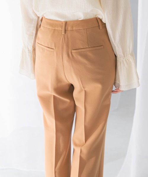 URBAN RESEARCH ROSSO WOMEN（アーバンリサーチ　ロッソ）の「防シワセミフレアパンツ（その他パンツ・レディース・ブラック/ミント/キャメル・36/38/34/40）」の14枚目の写真