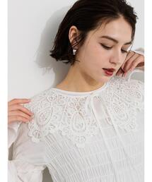 Te chichi | 【Atelier Sucre】レイヤードスカラップレース衿《2025spring catalog item》(ネックレス)