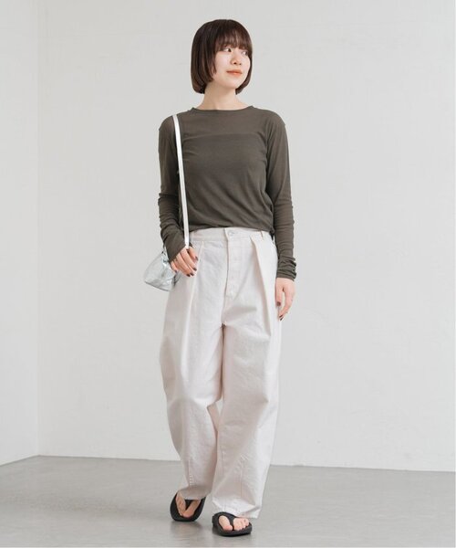 FRAMeWORK（フレームワーク）の「≪追加≫HTシアーロングTee5（Tシャツ/カットソー・レディース・イエロー/ホワイト/チャコールグレー・FREE）」の11枚目の写真