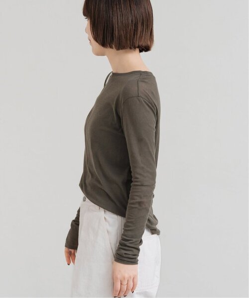 FRAMeWORK（フレームワーク）の「≪追加≫HTシアーロングTee5（Tシャツ/カットソー・レディース・イエロー/ホワイト/チャコールグレー・FREE）」の18枚目の写真