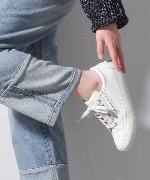 bussola】撥水レースアップスニーカー(955803)（スニーカー）｜Bussola