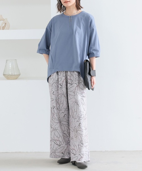tシャツ 起毛ジャージータックデザインカットソー レディース タックデザインカットソー』（Tシャツ/カットソー）｜n'OrLABEL