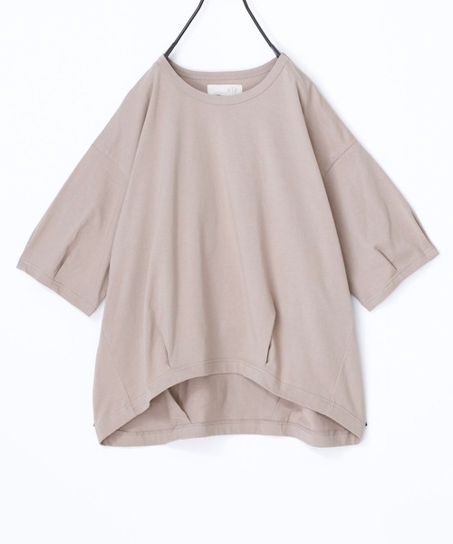 tシャツ 起毛ジャージータックデザインカットソー レディース タックデザインカットソー』（Tシャツ/カットソー）｜n'OrLABEL
