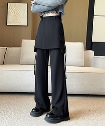 H.TOKYO（エイチトウキョウ）の「レイヤード ラップスカートパンツ（その他パンツ）」