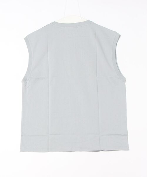 KANGOL(カンゴール)の「【RS】【KANGOL】ワンポイント刺繍タンクトップ(Tシャツ/カットソー・メンズ・グレー・MEDIUM/LARGE)」の2枚目の写真
