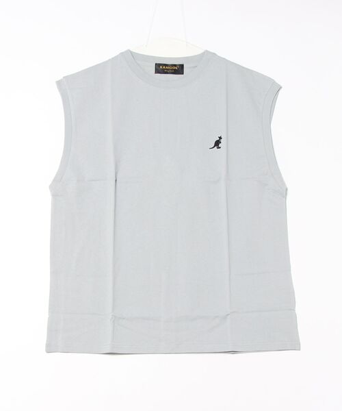 KANGOL(カンゴール)の「【RS】【KANGOL】ワンポイント刺繍タンクトップ(Tシャツ/カットソー・メンズ・グレー・MEDIUM/LARGE)」の6枚目の写真