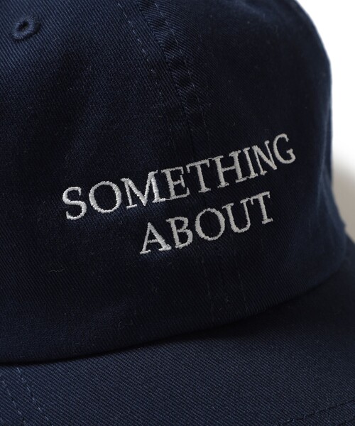 BEAMS RECORDS(ビームスレコーズ)の「SOMETHING ABOUT LOGO ロゴキャップ(キャップ・メンズ・ネイビー・ONE SIZE)」の3枚目の写真