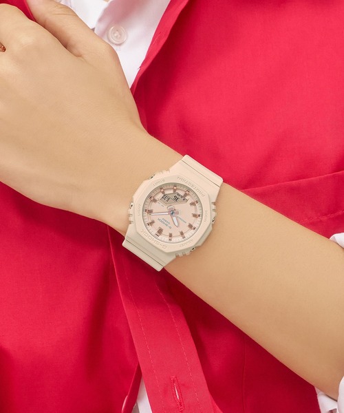 G-SHOCK(ジーショック)の「GMA-P2100シリーズ / GMA-P2100M-4AJF(アナログ腕時計・レディース・ピンクベージュ・FREE)」の2枚目の写真