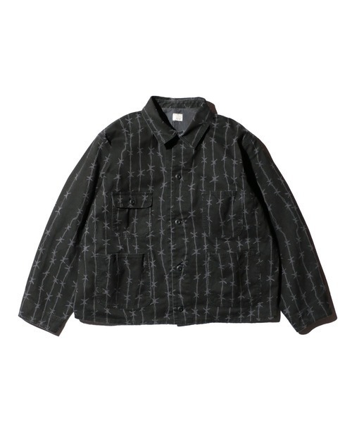 PENNEY'S ぺニーズ/ PRINTED ENGINEER SHORT JACKET