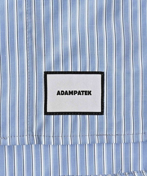 ADAM PATEK(アダムパテック)の「ADAMPATEK/striped anarchy shirt/ストライプアナーキーシャツ(AP2515008)(シャツ/ブラウス・レディース・ブルー/ブラック・1)」の5枚目の写真