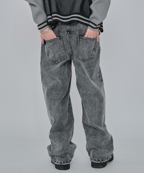 WEGO(ウィゴー)の「WEGO/ボクサードッキングデニムパンツ(デニムパンツ・メンズ・ブラック系3/スカイブルー・LARGE/MEDIUM)」の15枚目の写真