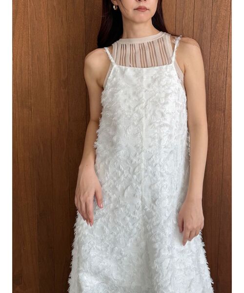 OUNNOUN（オウンノウン）の「【OUNNOUN】ランダムストライプアメスリニット（ニット/セーター・レディース・ベージュ/ブラック/ブルー・FREE）」の10枚目の写真