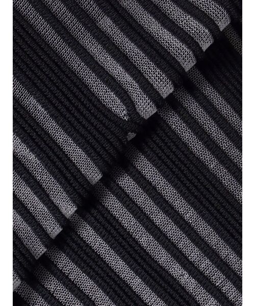 OUNNOUN（オウンノウン）の「【OUNNOUN】ランダムストライプアメスリニット（ニット/セーター・レディース・ベージュ/ブラック/ブルー・FREE）」の19枚目の写真