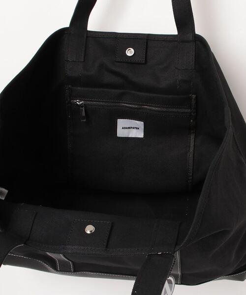 ADAM PATEK(アダムパテック)の「【ADAMPATEK/アダムパテック】leather combi basic big tote bag/レザーコンビベーシックビッグトート(トートバッグ・レディース・ブラック/ホワイト・FREE)」の10枚目の写真