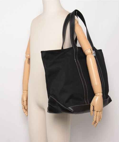 ADAM PATEK(アダムパテック)の「【ADAMPATEK/アダムパテック】leather combi basic big tote bag/レザーコンビベーシックビッグトート(トートバッグ・レディース・ブラック/ホワイト・FREE)」の11枚目の写真