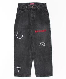 September（セプテンバー）の「【8】【SEPTEMBER(セプテンバー)】emoji sytch denim pants（デニムパンツ）」