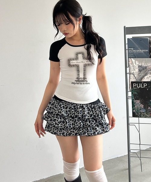 フリルチュールティアードスカート(ロング・マキシ丈スカート