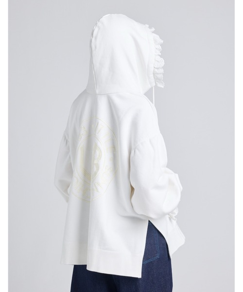 Little sunny bite（リトルサニーバイト）の「/Little sunny bite/lacy logo hoodie（パーカー・レディース・ブラック/グリーン/ホワイト・MEDIUM/SMALL）」の5枚目の写真