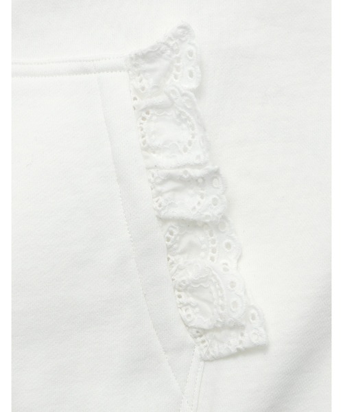 Little sunny bite（リトルサニーバイト）の「/Little sunny bite/lacy logo hoodie（パーカー・レディース・ブラック/グリーン/ホワイト・MEDIUM/SMALL）」の13枚目の写真