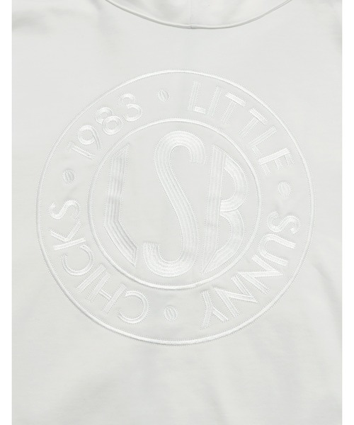 Little sunny bite（リトルサニーバイト）の「/Little sunny bite/lacy logo hoodie（パーカー・レディース・ブラック/グリーン/ホワイト・MEDIUM/SMALL）」の17枚目の写真