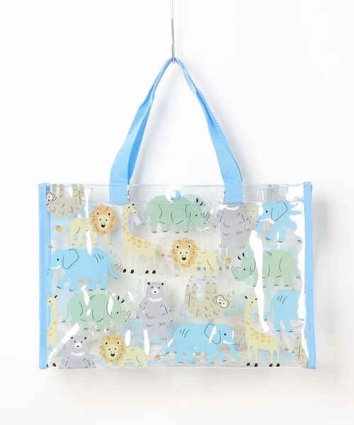 Marble Line（マーブルライン）の「働く車・恐竜・動物・サメ柄プールバッグ（スイムグッズ・キッズ・ネイビー/ブルー/ブラック/サックスブルー・FREE）」の19枚目の写真