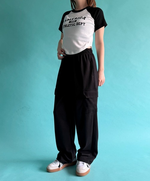 WIDEカーゴスウェットパンツ　kbf( 最終お値下げ) セール】 WIDEカーゴスウェットパンツ （その他パンツ）｜KBF