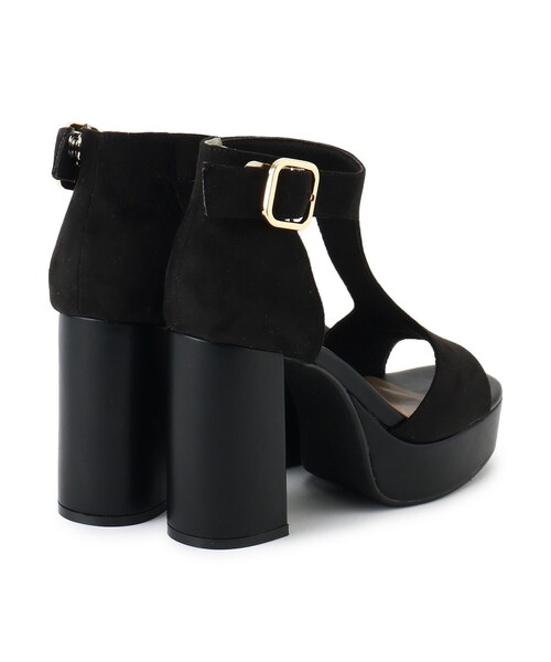 ESPERANZA（エスペランサ）の「Tストラップスクエアサンダル（サンダル・レディース・ブラック系/アイボリー/グレー系・S/M/L/LL）」の12枚目の写真