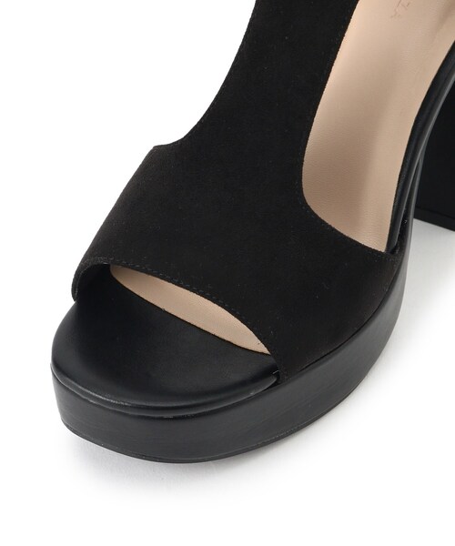 ESPERANZA（エスペランサ）の「Tストラップスクエアサンダル（サンダル・レディース・ブラック系/アイボリー/グレー系・S/M/L/LL）」の15枚目の写真