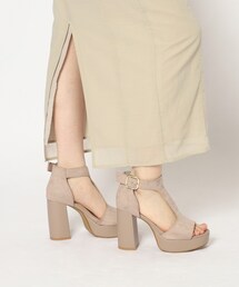 ESPERANZA | Tストラップスクエアサンダル(サンダル)