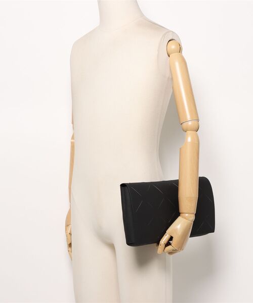 セール】【BARCOS/バルコス】カットデザインレザークラッチバッグ