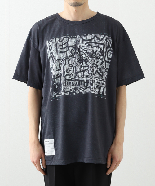 WISM(ウィズム)の「TOLQ / トルク Trompe loeil T-shirts Kurt(Tシャツ/カットソー・メンズ・ブラック・4/5)」の4枚目の写真