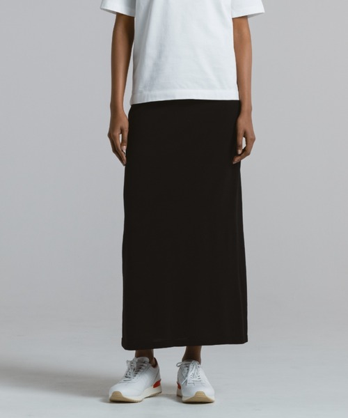 CINOH(チノ)の「コットンニットスカート(スカート・レディース・ホワイト/ブラック/チャコールグレー・38/36)」の3枚目の写真
