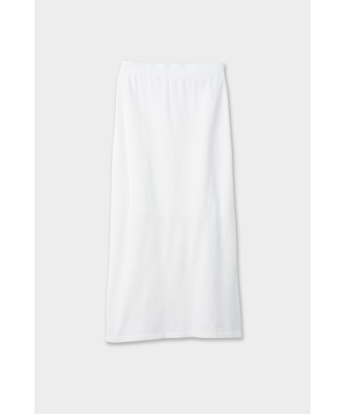 CINOH(チノ)の「コットンニットスカート(スカート・レディース・ホワイト/ブラック/チャコールグレー・38/36)」の8枚目の写真