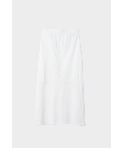 CINOH(チノ)の「コットンニットスカート(スカート・レディース・ホワイト/ブラック/チャコールグレー・38/36)」の9枚目の写真