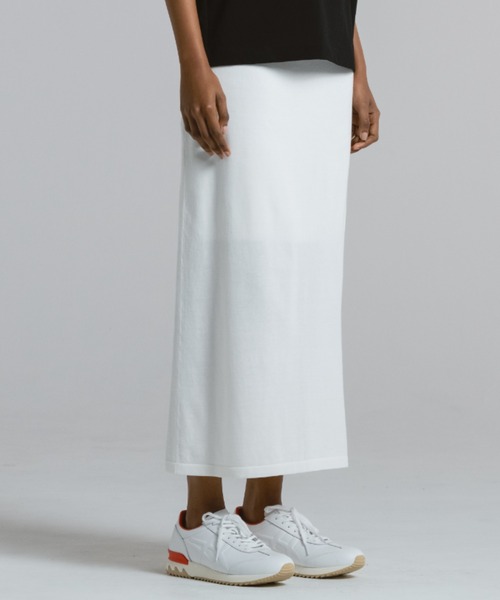 CINOH(チノ)の「コットンニットスカート(スカート・レディース・ホワイト/ブラック/チャコールグレー・38/36)」の11枚目の写真