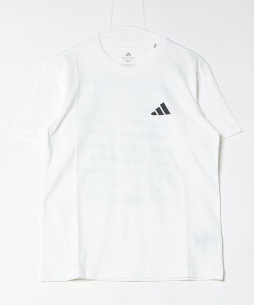 adidas(アディダス)の「アディダス adidas Impossible Is Nothing グラフィック半袖Tシャツ(Tシャツ/カットソー・メンズ・ブラック/ホワイト・LL/3L/S/M/L)」の1枚目の写真