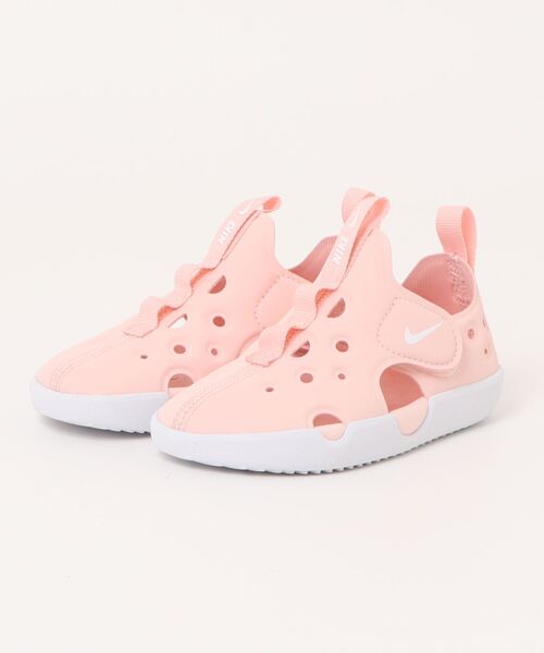 NIKE(ナイキ)の「NIKE ナイキ 12-16 SUNRAY PROTECT 4 (TD) サンレイ プロテクト 4 TD KHF6278 600ECH PK/WHT(サンダル・キッズ・レッド・12/15 /13/14/16)」の4枚目の写真
