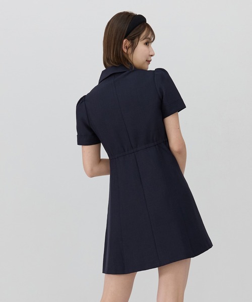 エンブレムボタンシャツワンピース（ワンピース）｜REDYAZEL