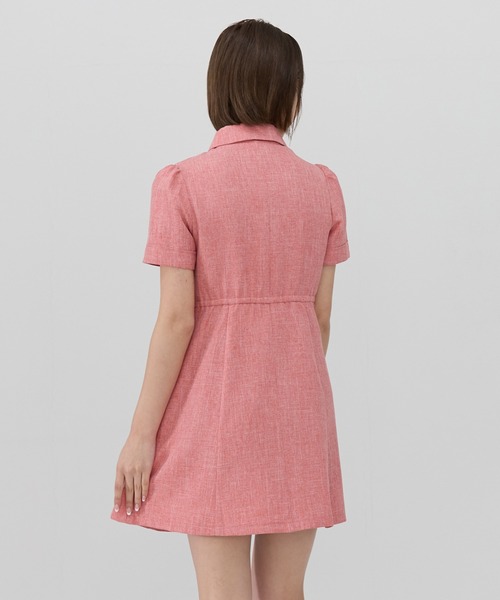 レディアゼル エンブレムボタンシャツワンピース エンブレムボタンシャツワンピース（ワンピース）｜REDYAZEL