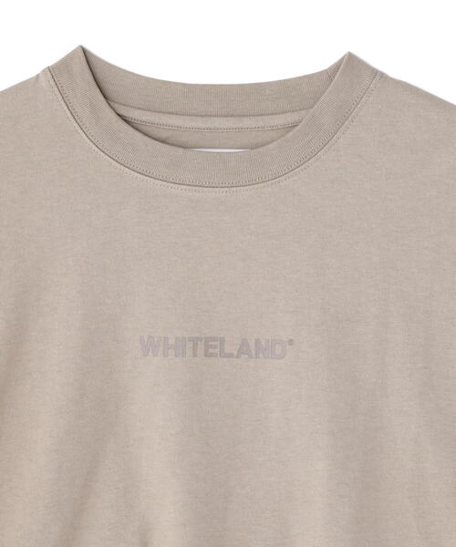 WHITELAND（ホワイトランド）の「【WEB&DEPOT限定】WHITELAND/LOGO SST（Tシャツ/カットソー・レディース・ブラック/ホワイト/ベージュ・S/M/L）」の21枚目の写真