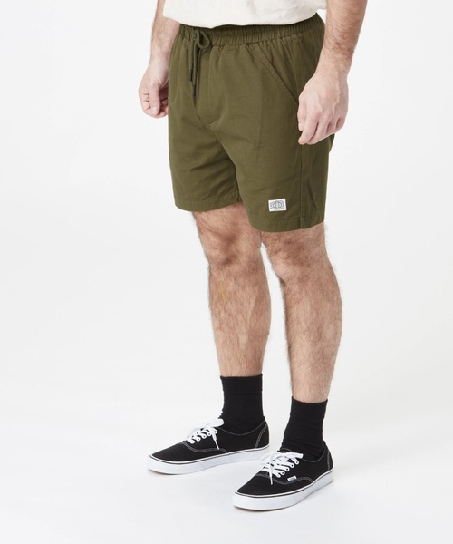 PICTURE ORGANIC CLOTHING（ピクチャーオーガニッククロージング）の「【PICTURE/ピクチャー】DAVERSON SHORTS/ショート丈オーガニックコットン使用ショートパンツ（その他パンツ・メンズ・ブラック/ダークカーキ・X-LARGE/LARGE/MEDIUM）」の3枚目の写真