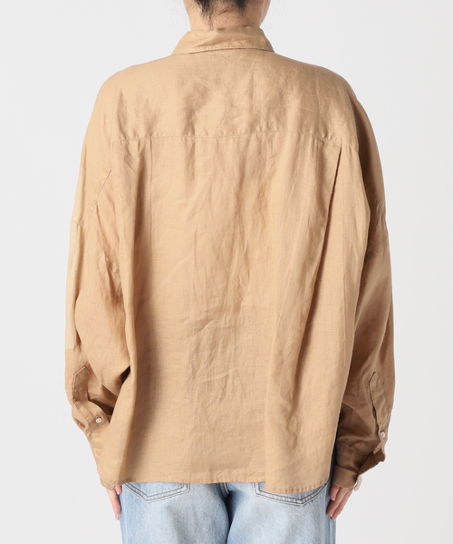 plage(プラージュ)の「Linen Short シャツ(シャツ/ブラウス・レディース・ピンク系その他/キャメル/グリーン系その他/ホワイト・FREE)」の16枚目の写真