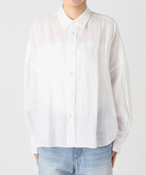 plage(プラージュ)の「Linen Short シャツ(シャツ/ブラウス・レディース・ピンク系その他/キャメル/グリーン系その他/ホワイト・FREE)」の21枚目の写真