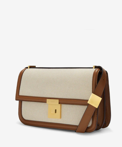 DEMELLIER LONDON（デメリエーロンドン）の「【DEMELLIER/デメリエー】The Paris Shoulder　キャンパスレザーショルダーバッグ（ショルダーバッグ・レディース・ライトブラウン・フリー）」の3枚目の写真