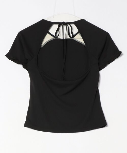 Kijun(キジュン)の「Kijun/キジュン/Frill Backless Top(Tシャツ/カットソー・レディース・ブラック・S/M)」の13枚目の写真