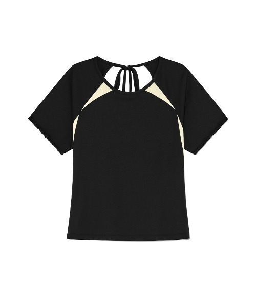 Kijun(キジュン)の「Kijun/キジュン/Frill Backless Top(Tシャツ/カットソー・レディース・ブラック・S/M)」の8枚目の写真