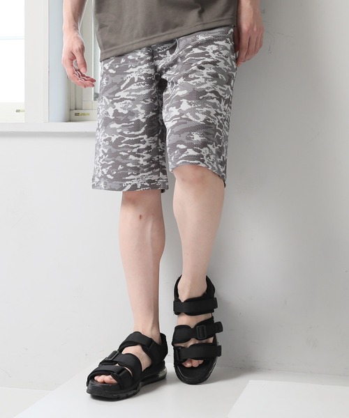 TopIsm(トップイズム)の「リップル素材 総柄ハーフパンツ(その他パンツ・メンズ・その他5/その他1/その他4/その他3/その他2・L/M/LL)」の3枚目の写真