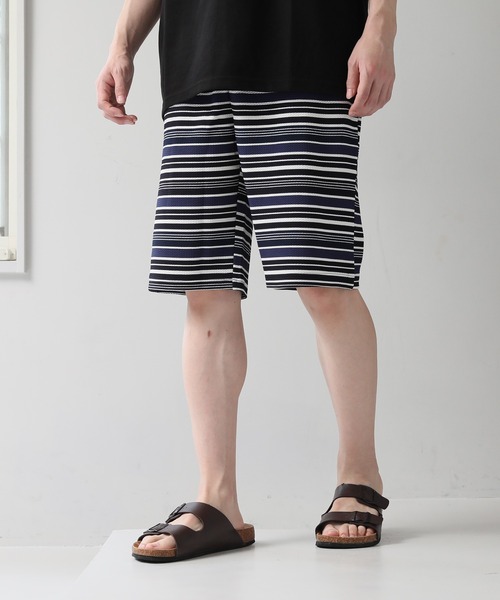 TopIsm(トップイズム)の「リップル素材 総柄ハーフパンツ(その他パンツ・メンズ・その他5/その他1/その他4/その他3/その他2・L/M/LL)」の7枚目の写真